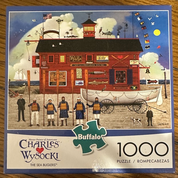 Charles Wysocki Nautical Puzzle 1000 pieces - Picture 1 of 2